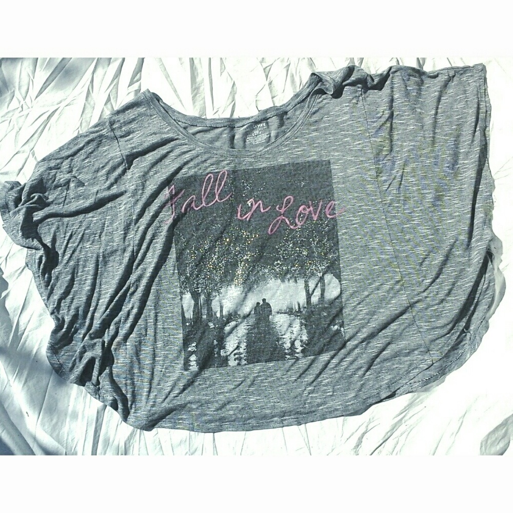 Lane Bryant fall in love graphic top 3X 22 24